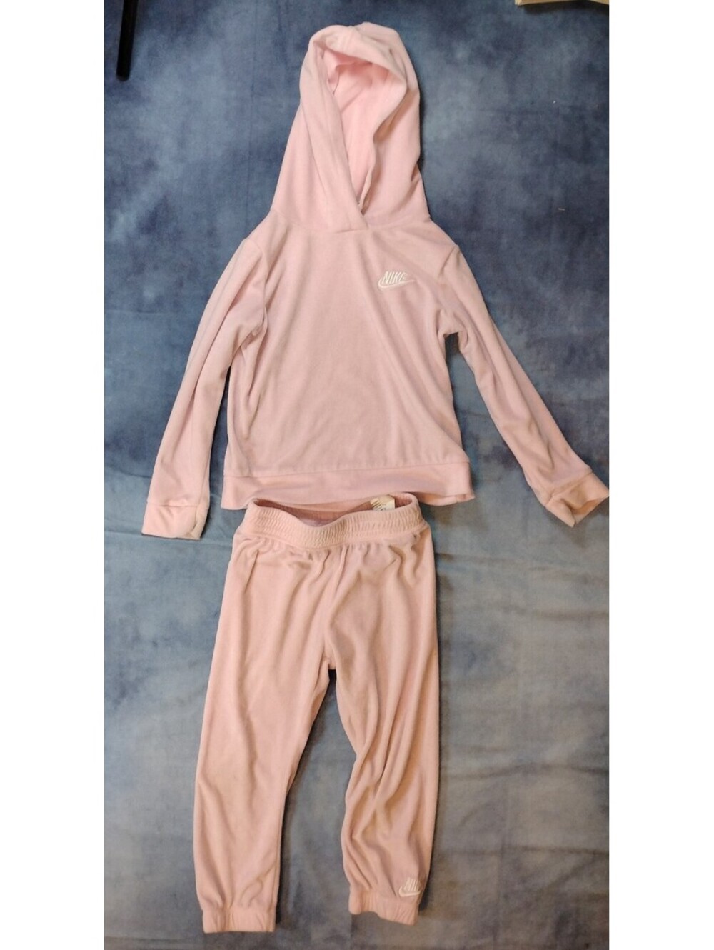 Nike Velour Hoodie and Pants Set